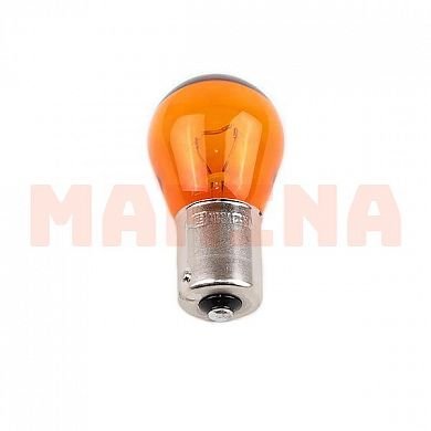 Лампа галогенная NARVA (1 контакт красная) PY21W 12V