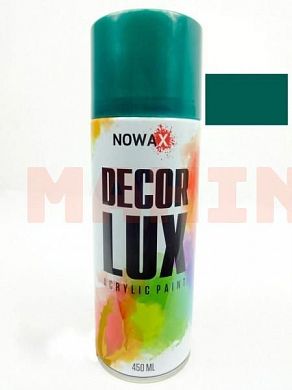 Краска-спрей акриловая NOWAX Decor Lux 6026 зеленый опал, 450ml NX48029