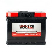 Аккумулятор Vesna Premium 66Ah/12V Euro (1) Бид Ф3