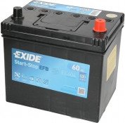 Аккумулятор Exide Start-Stop EFB 60Ah/12V Japan Euro (0) Джили Эмгранд 7