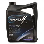 Масло моторное 5W-40 5L WOLF VITALTECH PI C3