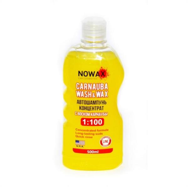 Автошампунь концентрат с воском Carnauba Wash&Wax 0.5L  NX00510 