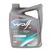 Масло моторное 5W-30 4L WOLF OFFICIALTECH C3 Грейт Вол Хавал М4
