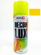 Краска-спрей акриловая NOWAX Decor Lux 1023 желтый, 450ml
