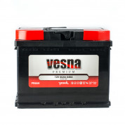 Аккумулятор Vesna Premium 66Ah/12V Euro (1) Лифан 620 Солано