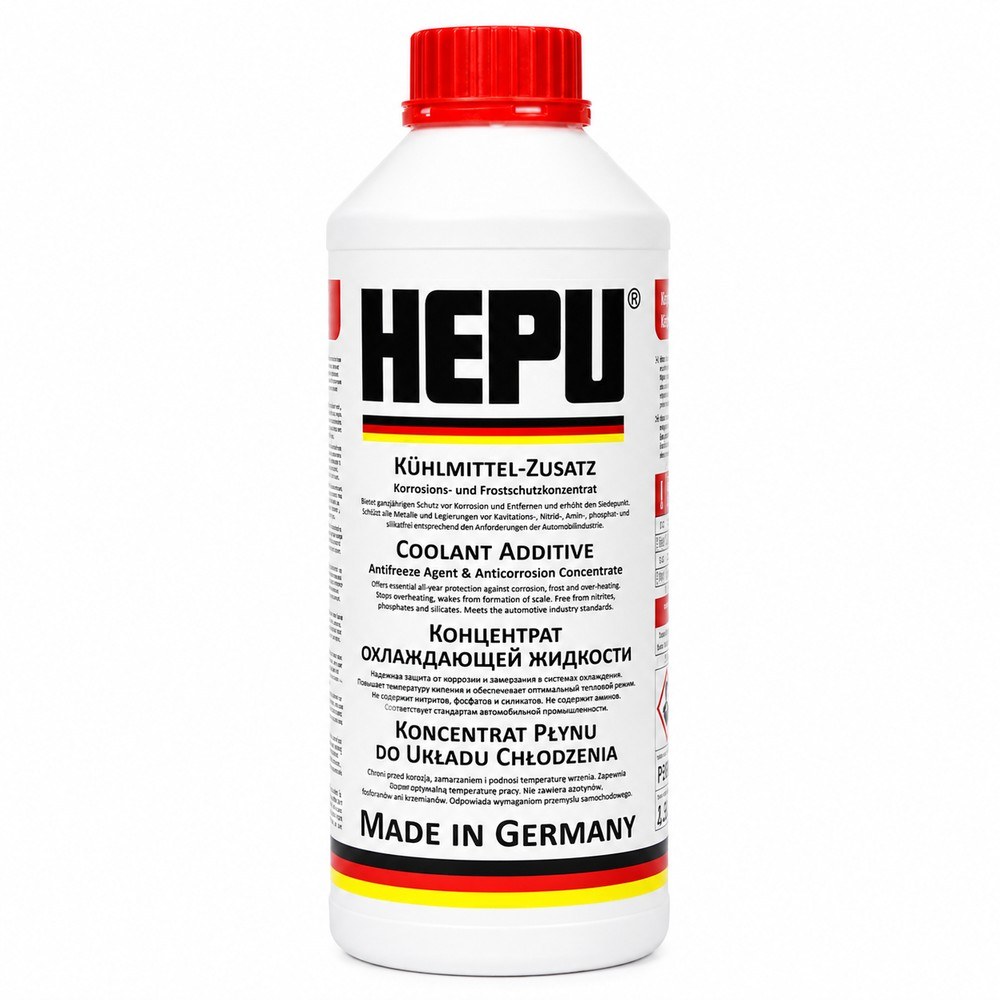 Антифриз концентрат 1.5L HEPU G12 красный Бид Г3 11310634-00 
