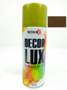 Краска-спрей акриловая NOWAX BRIGHT GOLD Decor Lux золотой, 450ml