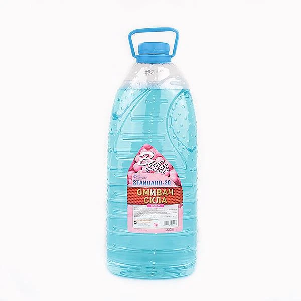 Омыватель стекол 4л STANDART DK зимний -20°C (bubble gum) Грейт Вол Вингл 3 зимний 