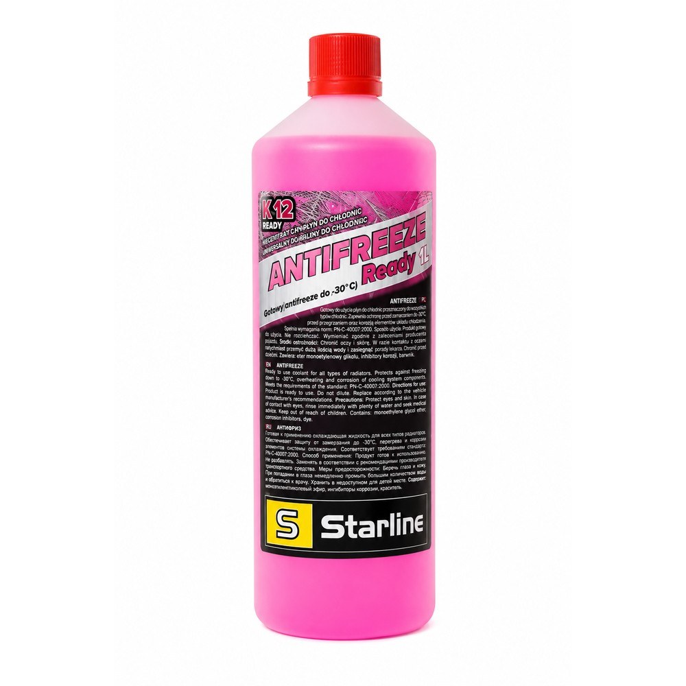 Антифриз 1L STARLINE красный Бид Г6 11310634-00 