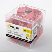 Комплект предохранителей SOLAR, "стандарт", цинковый сплав, 10А, 100шт