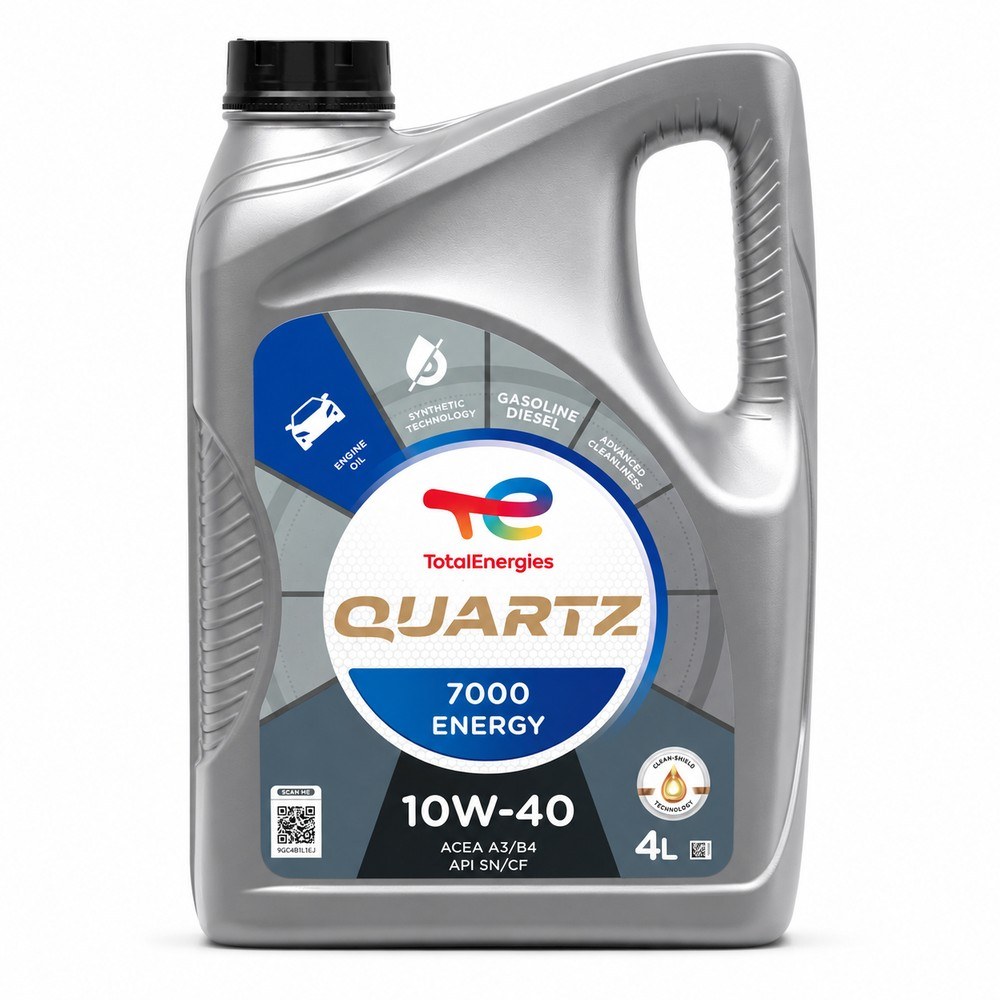 Масло моторное 10W-40 4L QUARTZ 7000 ENERGY Бид Г3 10W-40 