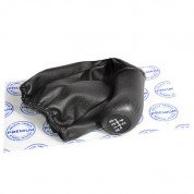Ручка переключения передач с кожухом черная PREMIUM Чери Амулет (PR1336)