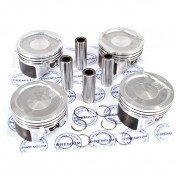 Поршень с пальцем STD (ком-кт 4 шт) PREMIUM Чери Элара (PR1562)