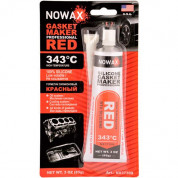 Герметик NOWAX силиконовый, красный, 85g
