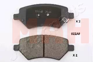 Колодки тормозные передние JAPANPARTS Чери Тигго 3 (T11FL3) T11-3501080BA