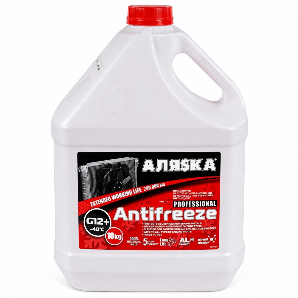 Антифриз 10L АЛЯСКА красный Бид Г6 11310634-00 