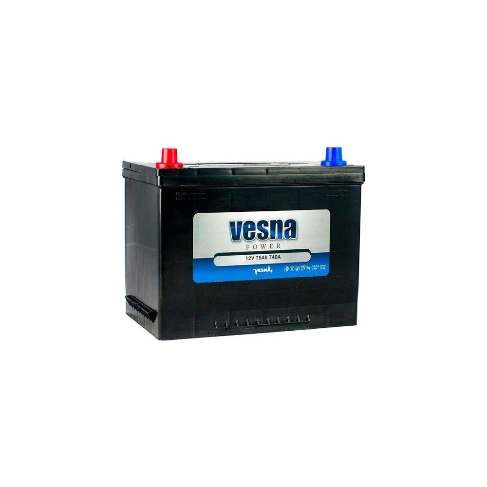 Аккумулятор Vesna 75Ah/12V Japan (1) Чери Кросс Истар 75Ah/12V 