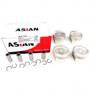 Поршень с пальцем STD (ком-кт 4 шт) ASIAN Джили Эмгранд 7