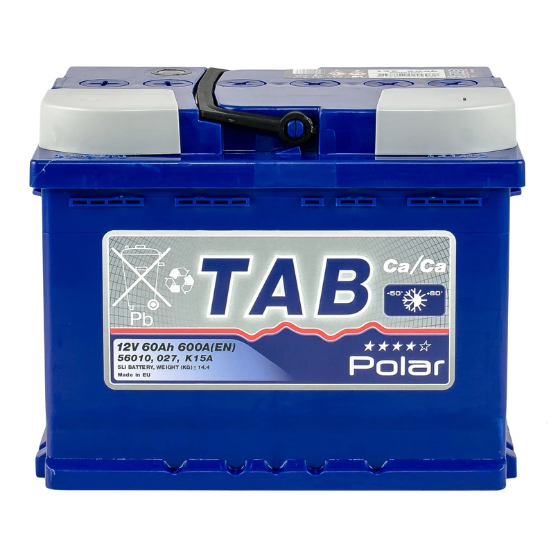 Аккумулятор Polar Blue 60Ah/12V Euro (0) Чери Кимо 60Ah/12V 
