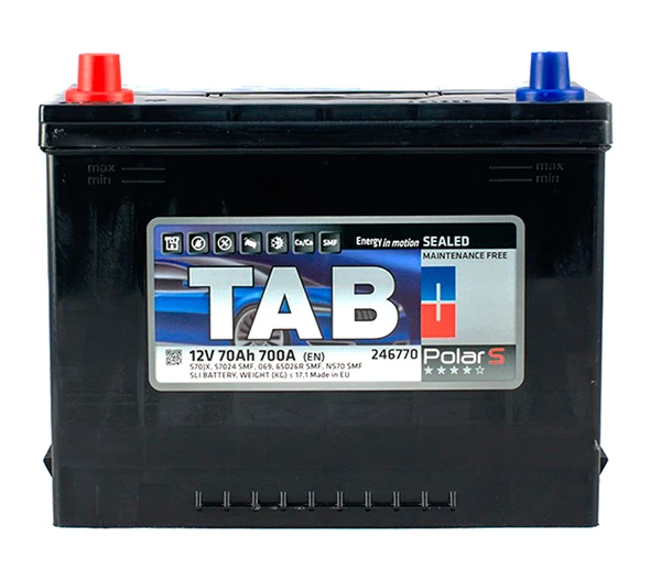 Аккумулятор Polar S 70Ah/12V Japan (1)  246 770 