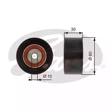 Ролик ремня ГРМ обводной Чери Тигго 5 (T21) 481H-1007070BA - mahina.in.ua