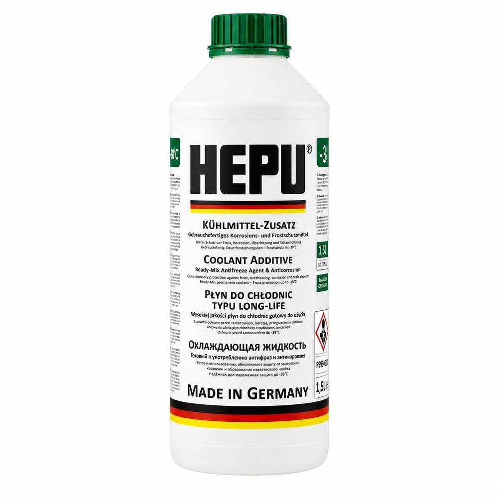 Антифриз 1.5L HEPU зеленый Бид Г3 11310634-00 