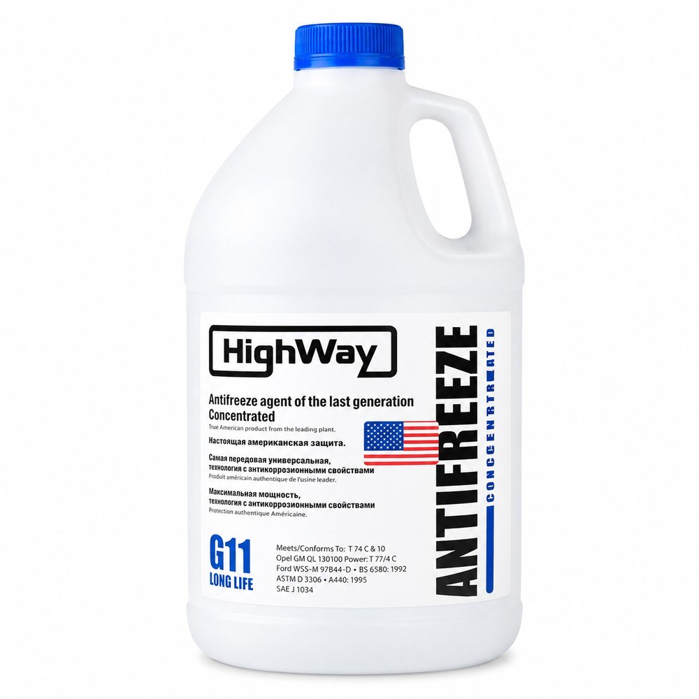 Антифриз концентрат 3.78L HIGHWAY G11 синий Бид Г3 11310634-00 