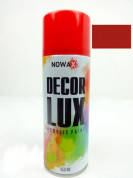 Краска-спрей акриловая NOWAX Decor Lux 3001 сигнальный красный, 450ml