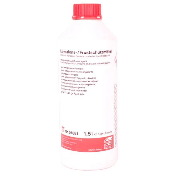 Антифриз концентрат 1.5L G12 красный Джили МК -42 
