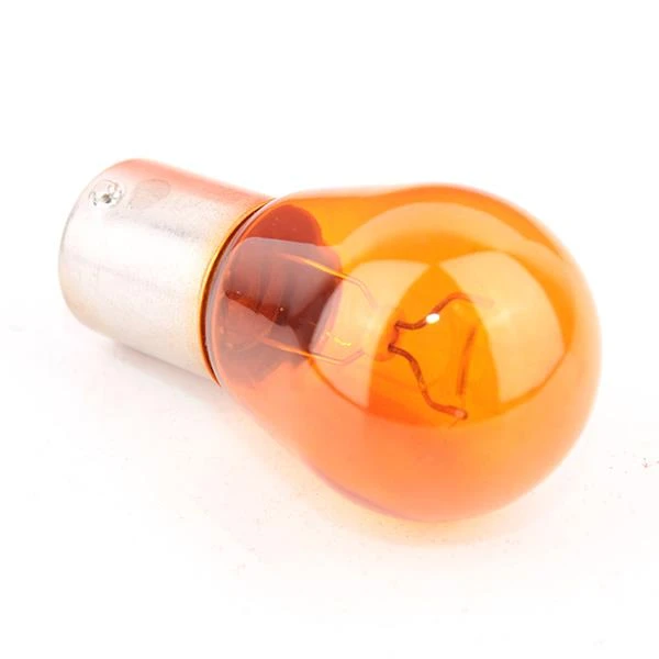 Лампа галогенная E (1 контакт красная)  PY21W 12V 