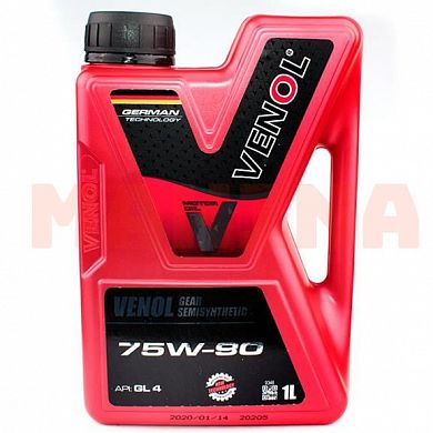 Масло трансмиссионное 75W-90 1L VENOL Чери Амулет 75W-90