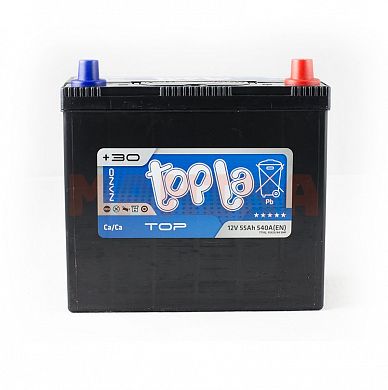 Аккумулятор Topla Energy 55Ah/12V Japan Euro (0) Чана Бени 55Ah/12V
