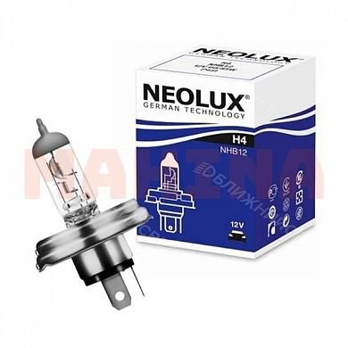 Лампа галогенная NEOLUX Чери КуКу 12V 55W P43T