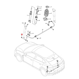 Амортизатор задний газ-масло Бид Сонг Л UFEB-2915800 - mahina.in.ua