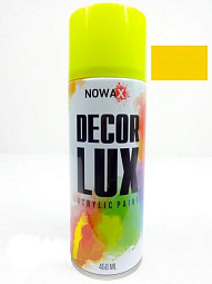 Краска-спрей акриловая Decor Lux 1023 желтый, 450ml  NX48020 - mahina.in.ua