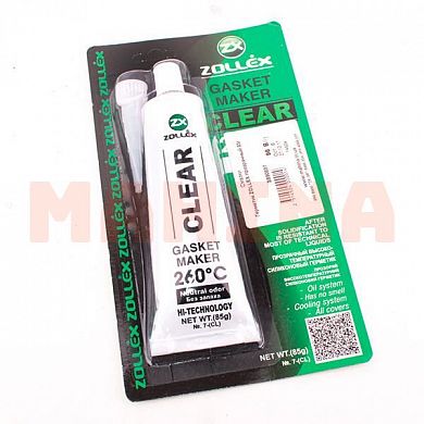 Герметик ZOLLEX прозрачный 85g 890607