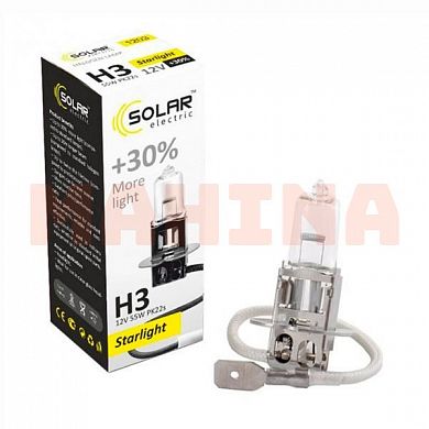 Лампа галогенная SOLAR Лифан 520 Бриз 12V 55W