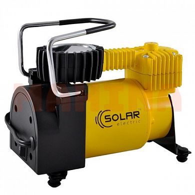 Автокомпрессор SOLAR 10 Атм, 37 л/мин, метал/накладка AR201