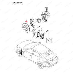 Диск тормозной передний Бид Сонг Л UFEB-3501011 - mahina.in.ua