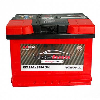 Аккумулятор Carbon 60Ah/12V Euro (0) Чери Амулет 60Ah/12V