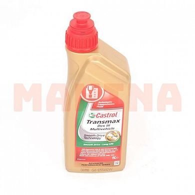 Масло для АКПП и ГУР 1L CASTROL TRANSMAX  MULTIVEHICLE Лифан 620 Солано Dexron