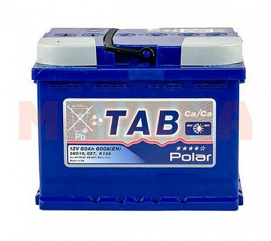 Аккумулятор TAB Polar Blue 60Ah/12V Euro (1) Грейт Вол Хавал М4