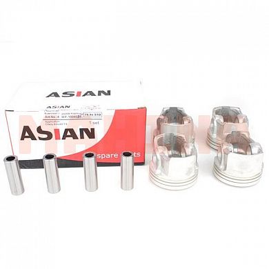 Поршень с пальцем STD (ком-кт 4 шт) ASIAN Чери Амулет 480EF-1004020
