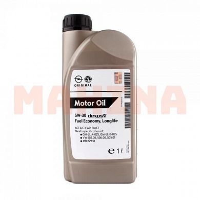 Масло моторное 5W-30 1L GM DEXOS2 Лифан 620 Солано 5W-30