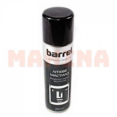 Смазка универсальная литиевая BARREL (аэрозольный баллон) 250мл BRL(L)-250
