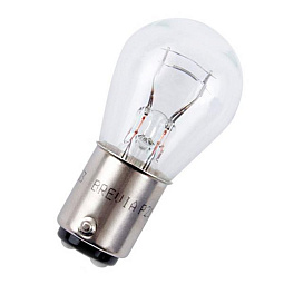 Лампа галогенная (2 контакта белая) Джили МК P21/5W 12V - mahina.in.ua