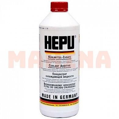 Антифриз концентрат 1.5L HEPU G12 красный Бид Флаер -42