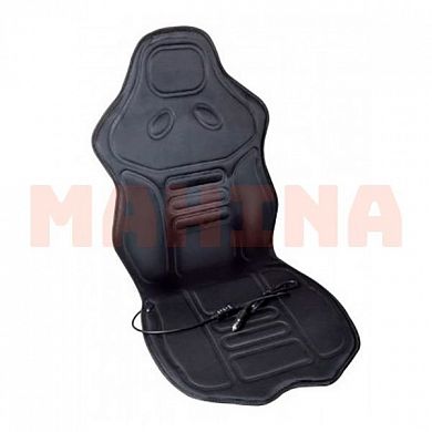 Накидка на сиденье с подогревом Lavita (черная с подголовником 60Вт/12В) 140402BK