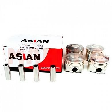 Поршень с пальцем 0.25 (ком-кт 4 шт) ASIAN Чери Амулет 480EF-1004020BA