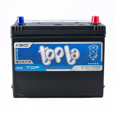 Аккумулятор Topla Energy 70Ah/12V Japan Euro (0) Бид Ф6 70Ah/12V